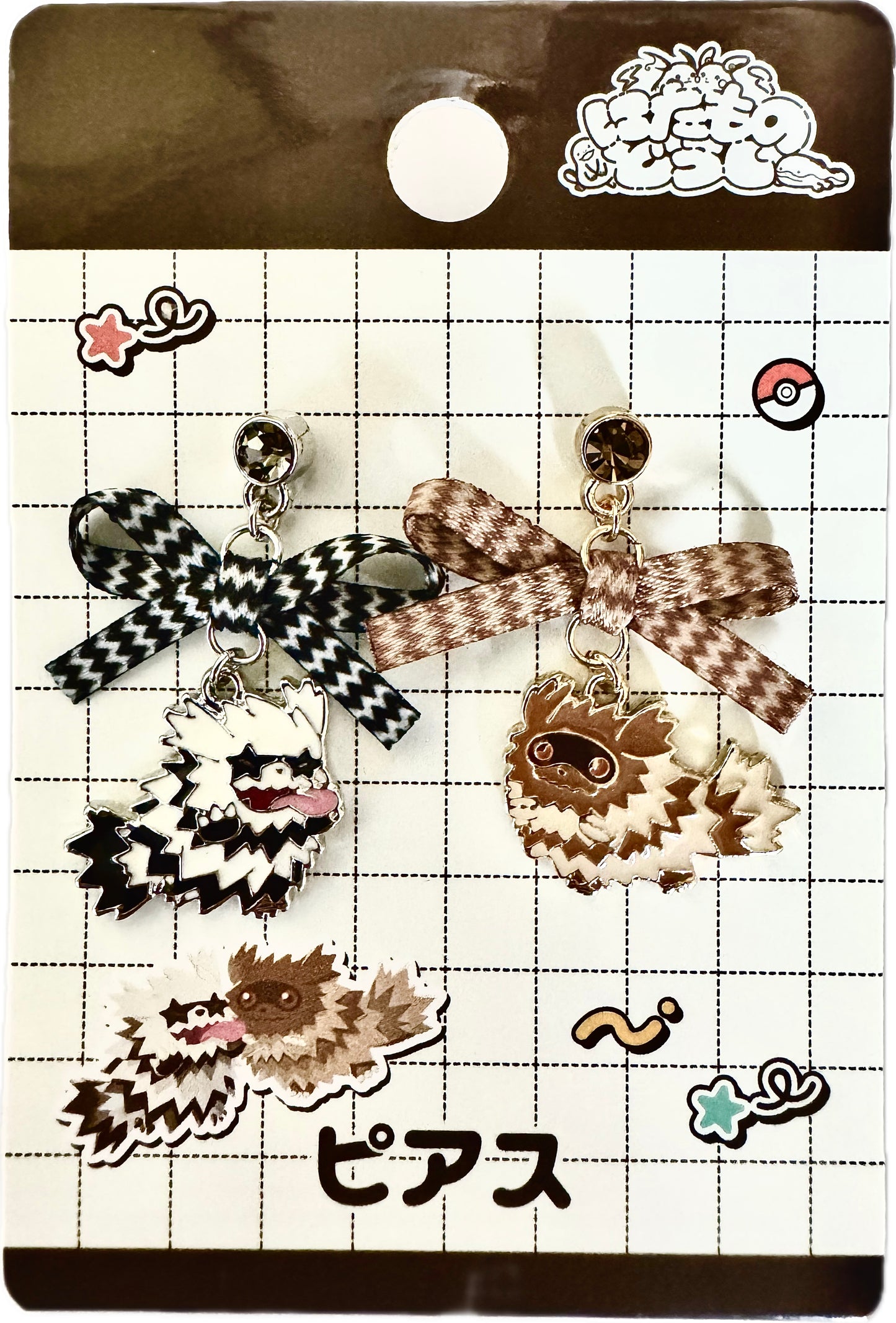 Zigzagoon & Galarian Zigzagoon Earrings